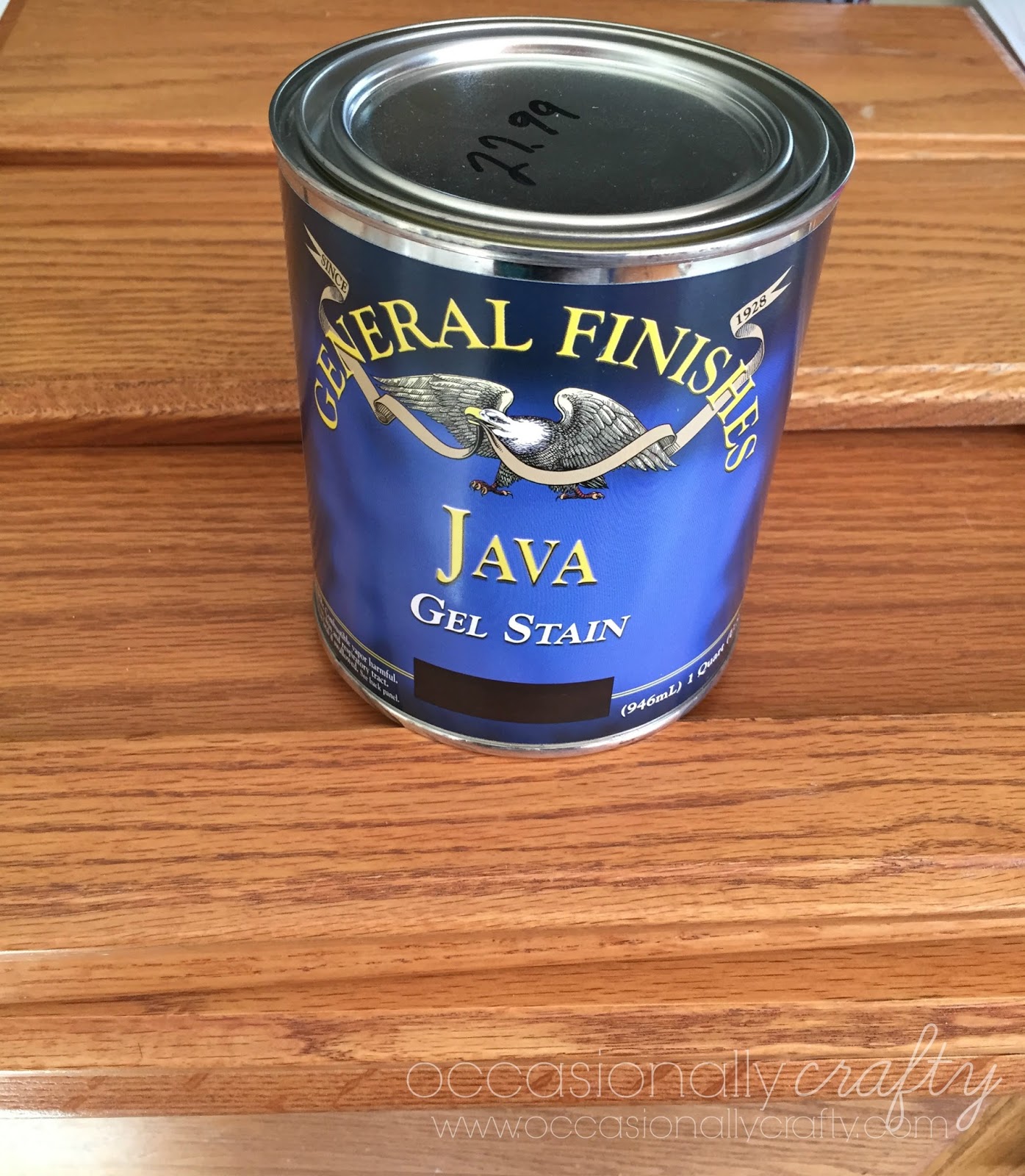 Transform Your Golden Oak Cabinets With Java Gel Stain