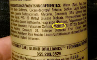 blonde brilliance lathering toner cool tones violet ingredients list review diy shampoo hair