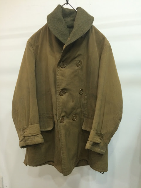 GERALD : England/40s British Army Mackinaw coat for US army