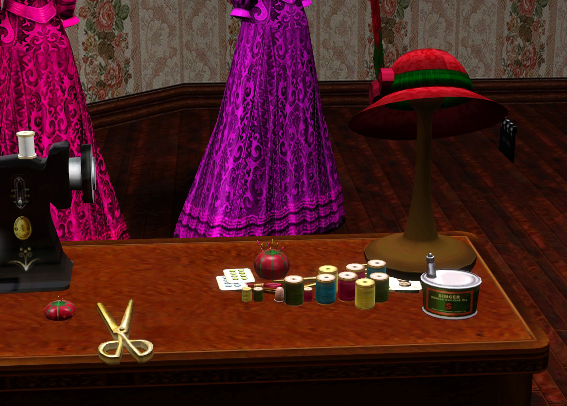 Ladesire's creative corner) Victorian Sewing Room by Ladesire