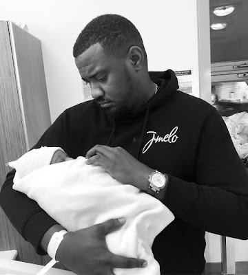 Ghanaian actor John Dumelo welcomes baby boy