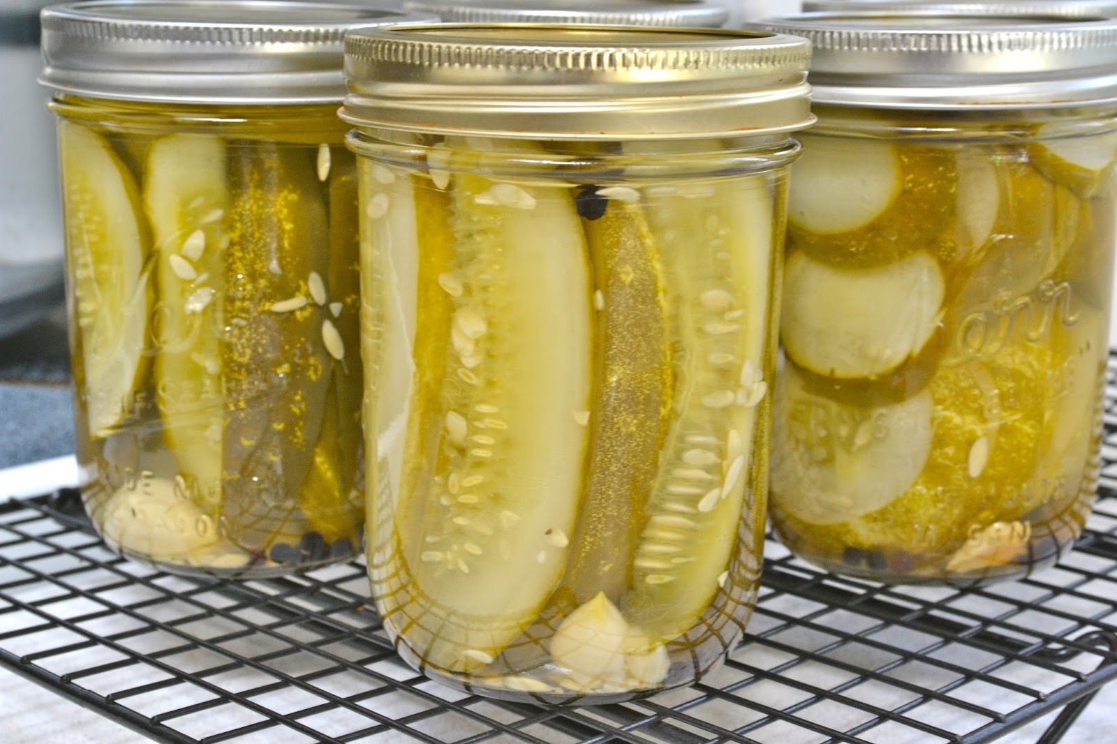 Real Life, One Day at a Time canning pickles