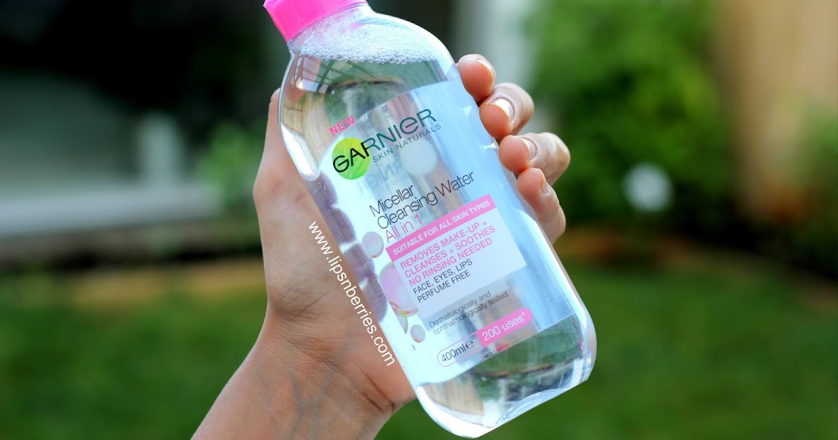 Garnier Micellar Cleansing Water Review! LIPS n BERRIES