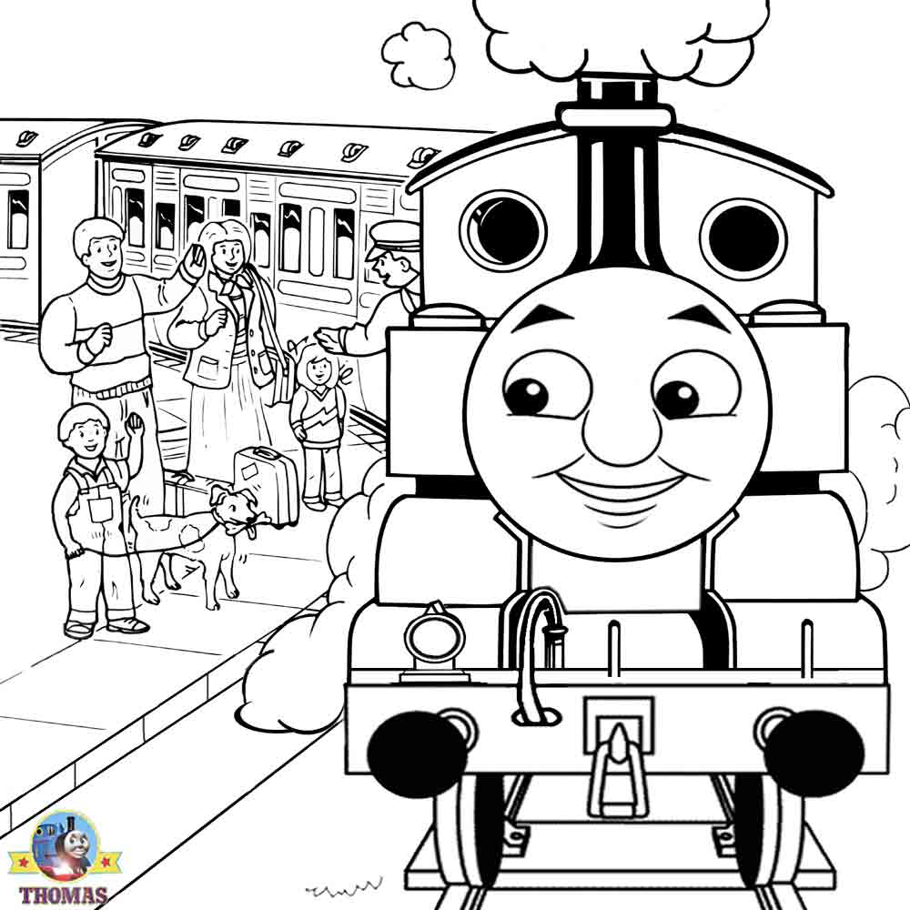 a day out with thomas coloring pages - photo #16