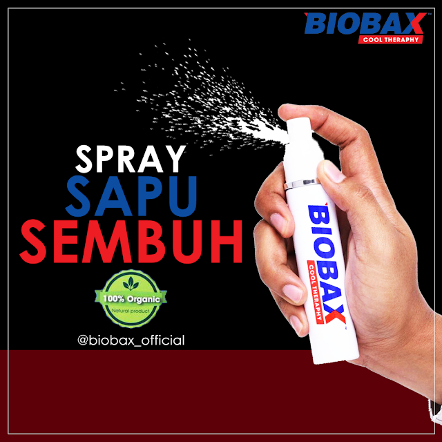 Biobax Cool Theraphy Spray Ajaib Merawat Sakit Belakang, Pinggang dan Lutut