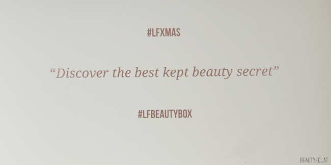 Lookfantastic Beauty box decembre 2016 christmas xmas edition revue avis test