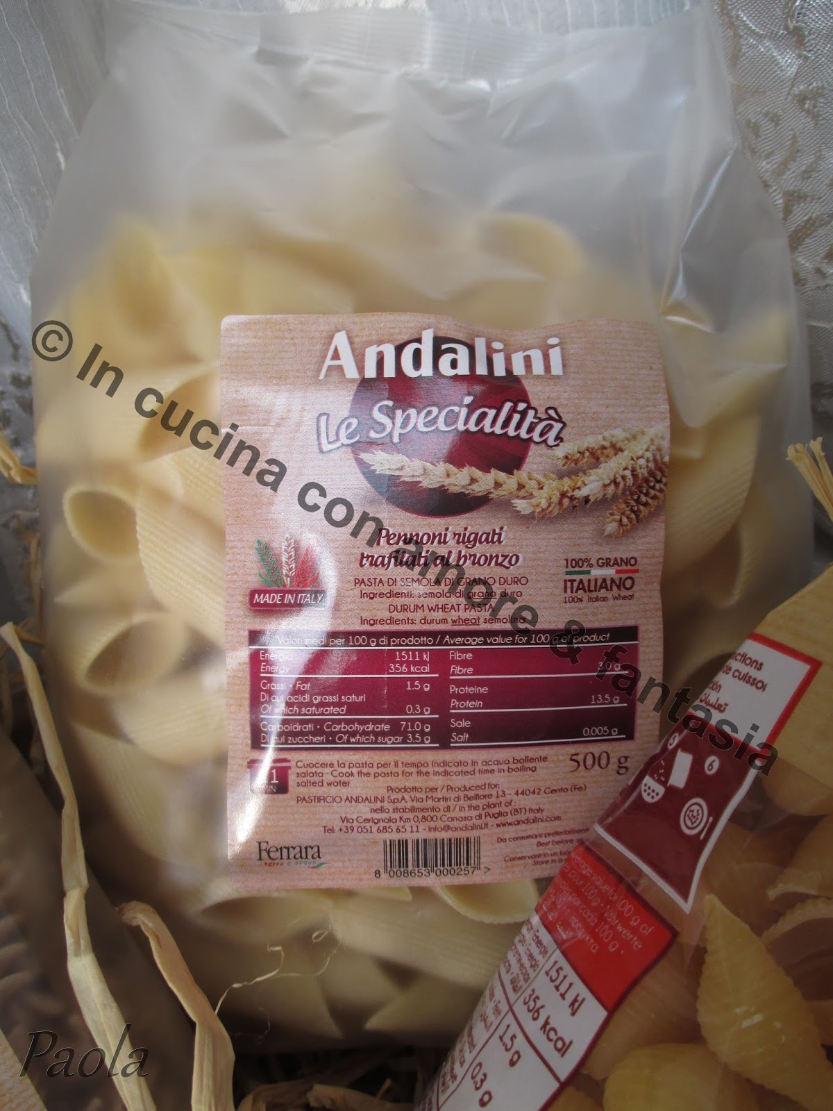 In Cucina Con Amore & Fantasia Pasta, pasta e pasta