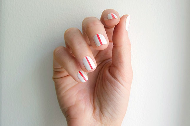 7. Striped Nail Art Design with Nail Art Pen - wide 10