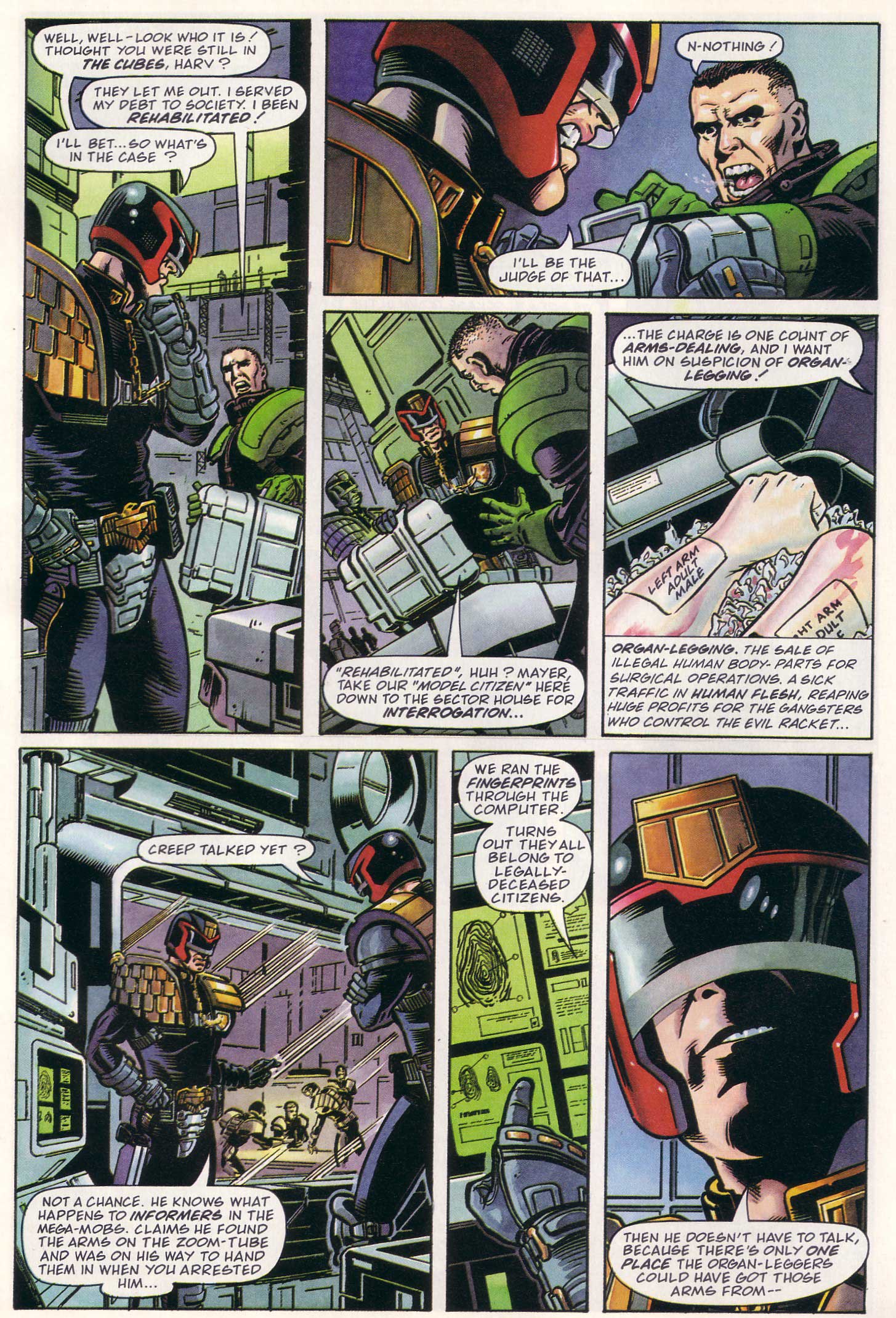 Read online Judge Dredd Lawman of the Future comic -  Issue #8 - 30