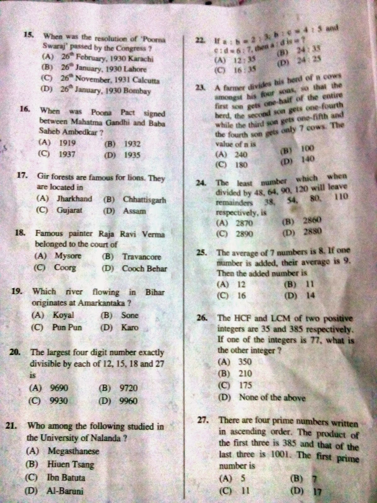 ccc exam paper Scribd india