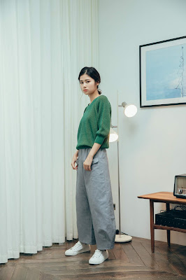 放空假期雙蓋口袋造型褲