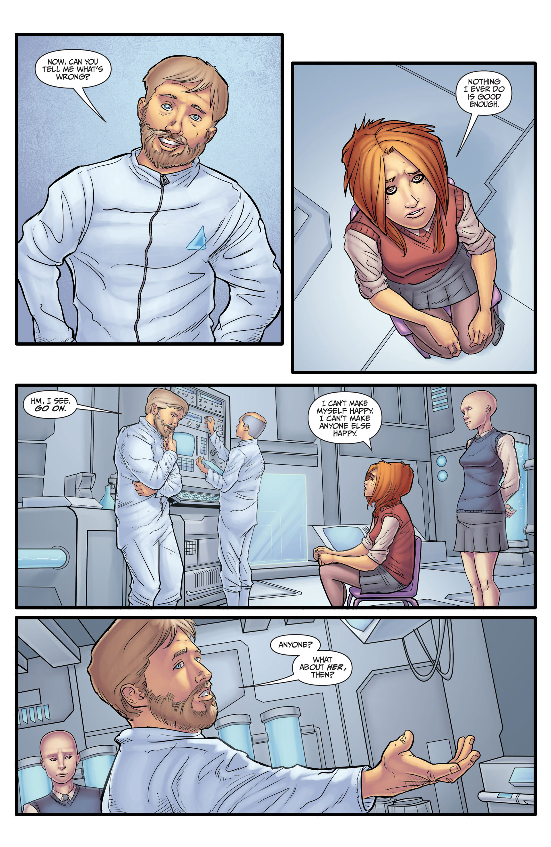 Read online Morning Glories comic -  Issue #10 - 7