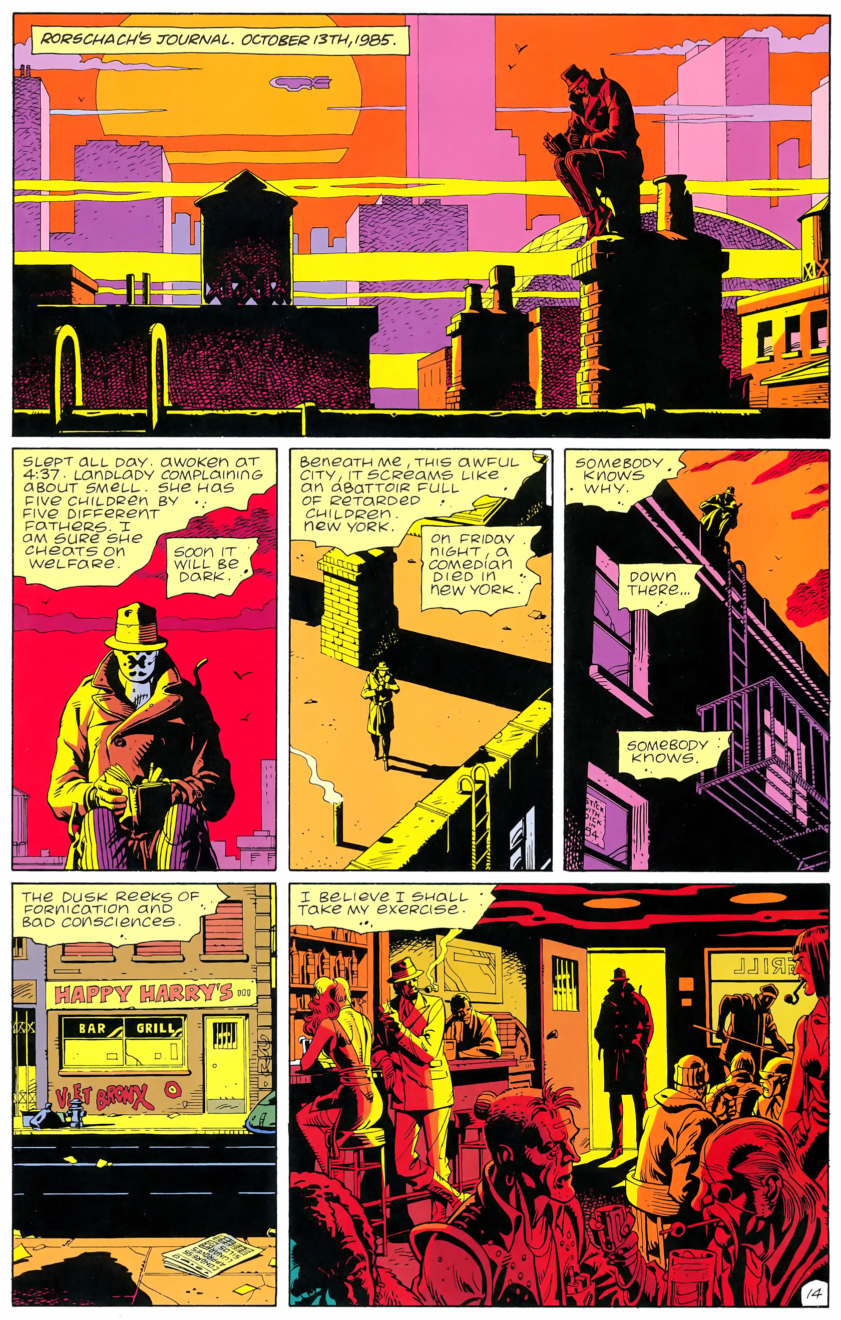 Read online Watchmen comic -  Issue #1 - 16