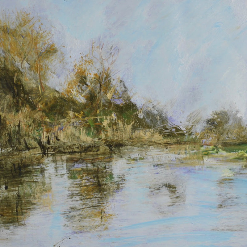 Glyndebourne and The River Ouse by Susie Monnington from England.