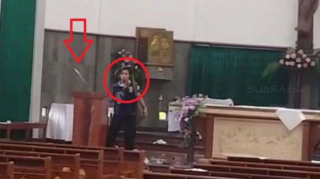 Terungkap Identitas Pria Dalam Aksi Penyerangan Saat Misa di Gereja Santa Lidwina, Yogya
