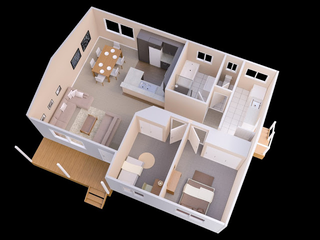 3D floor plans, 3D floor plan, house floor plans