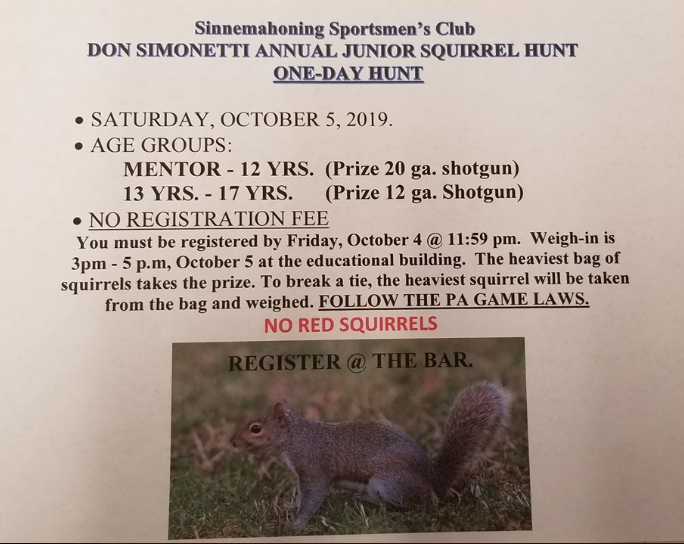 Squirrel Season Pa 2024 Maura Nannie
