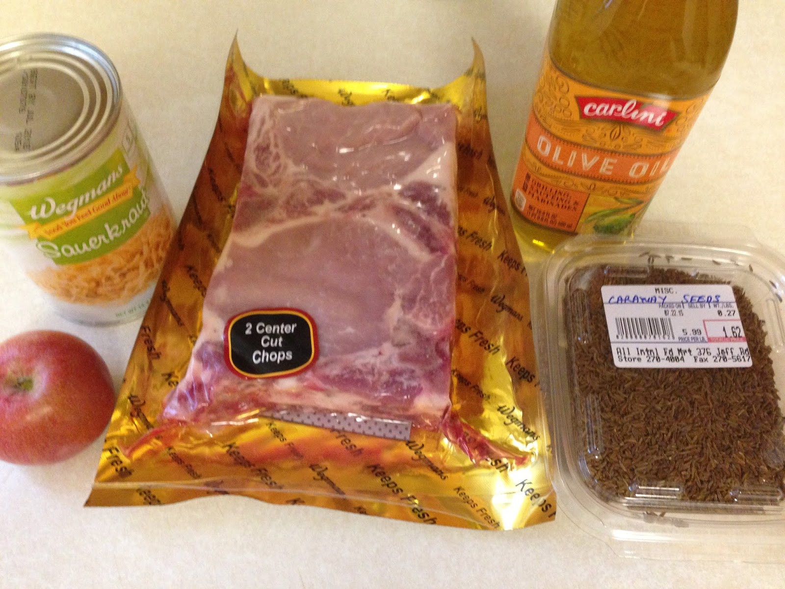 Yay or Nay Recipes Wegman's Pork Chops with Sauerkraut and Apples