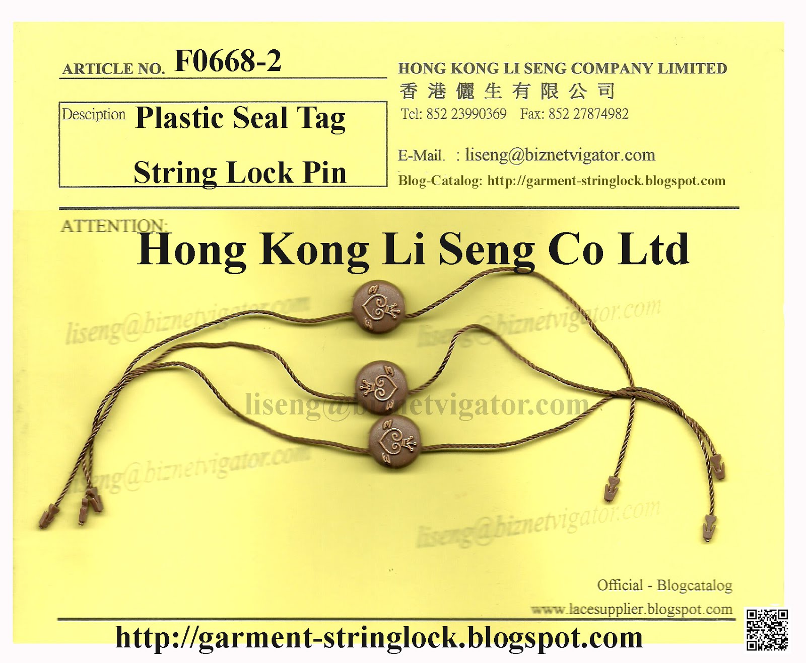 Plastic Seal Tags, Seal Tags, Hang Tag Seal, String Seal Supplier