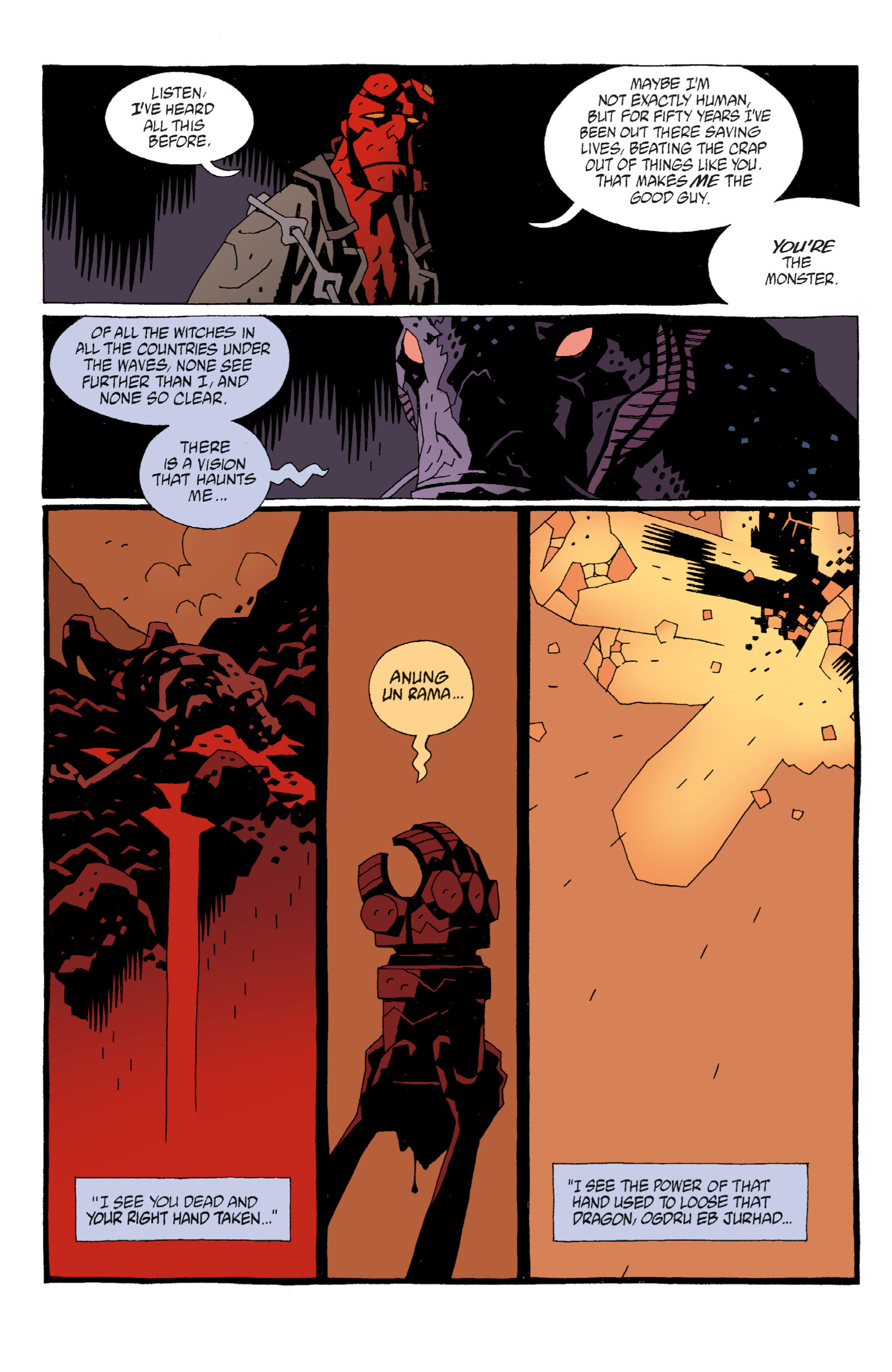 Read online Hellboy comic -  Issue #6 - 42