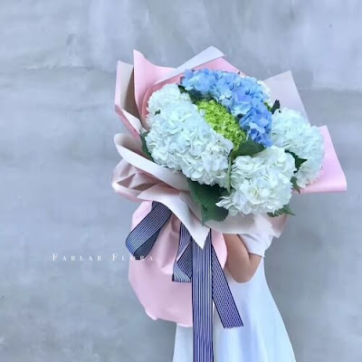 Kertas Buket Bunga / Flower Bouquet Wrapping Paper (Seri OY)
