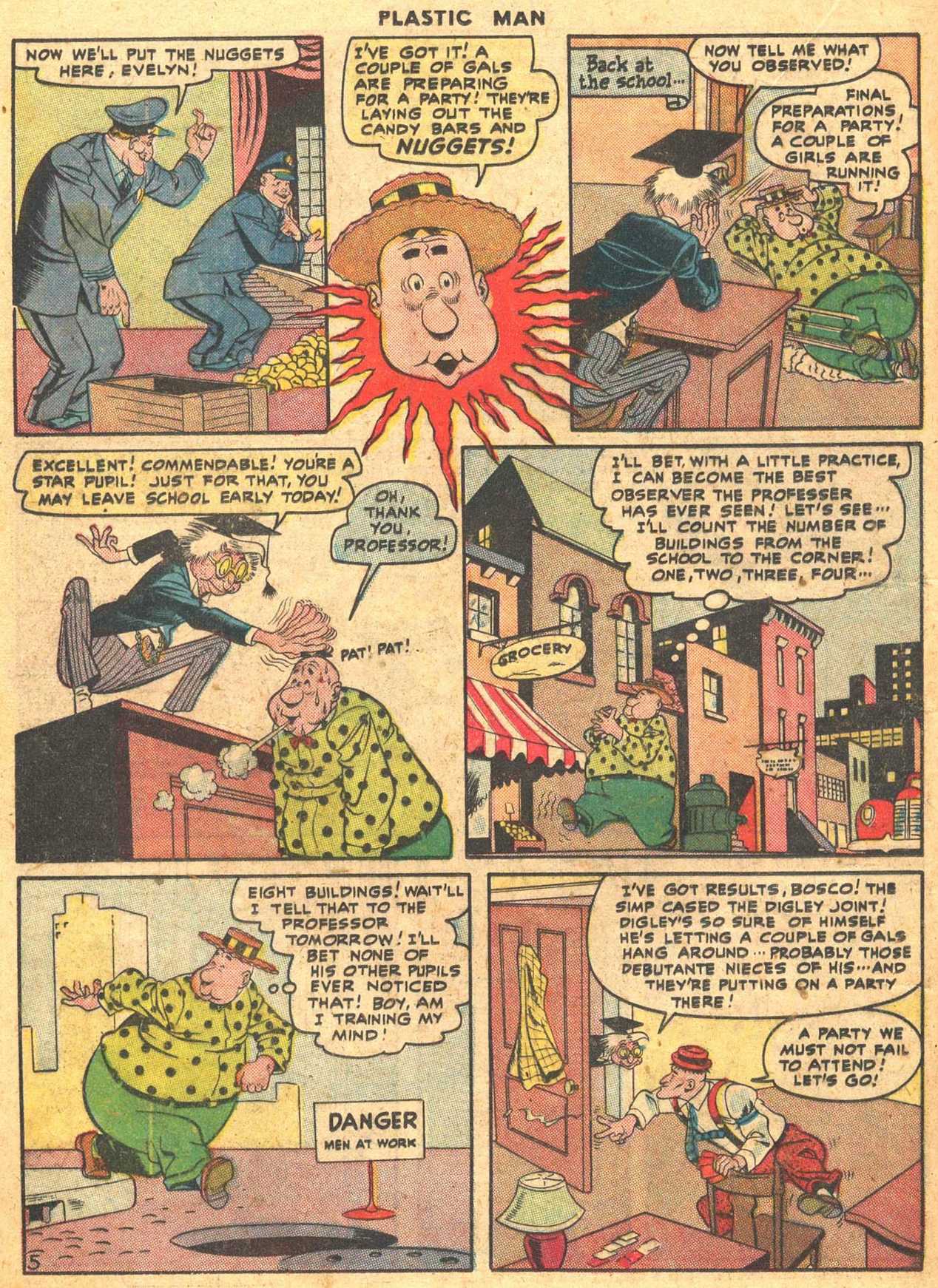 Read online Plastic Man (1943) comic -  Issue #7 - 30