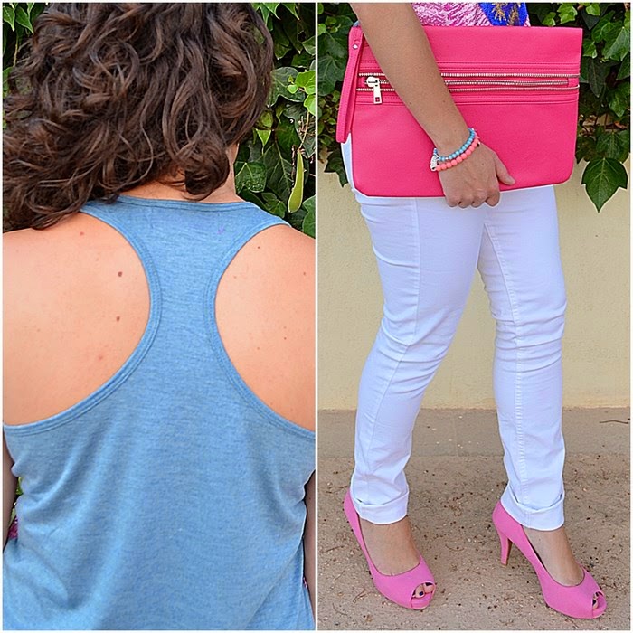 rosa, like, love, pink, custo barcelona, mi vestido azul, blog de moda, fashion blogger, castellón, look, outfit