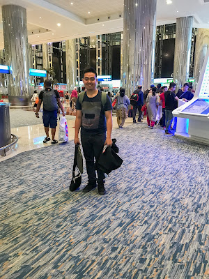 Me at Emirates Terminal Me at Emirates Terminal