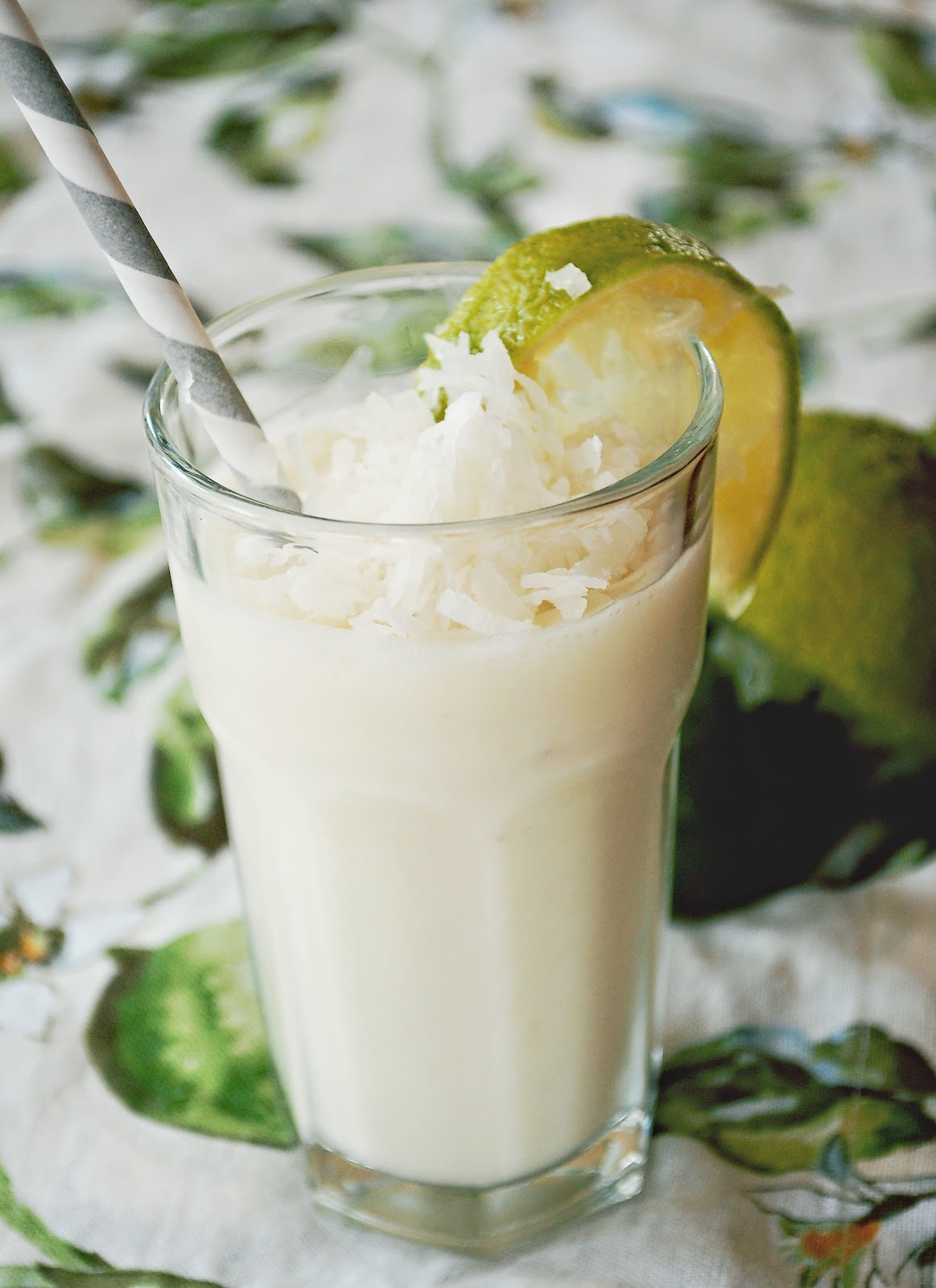 A Feathered Nest CoconutLime Tropical Smoothie