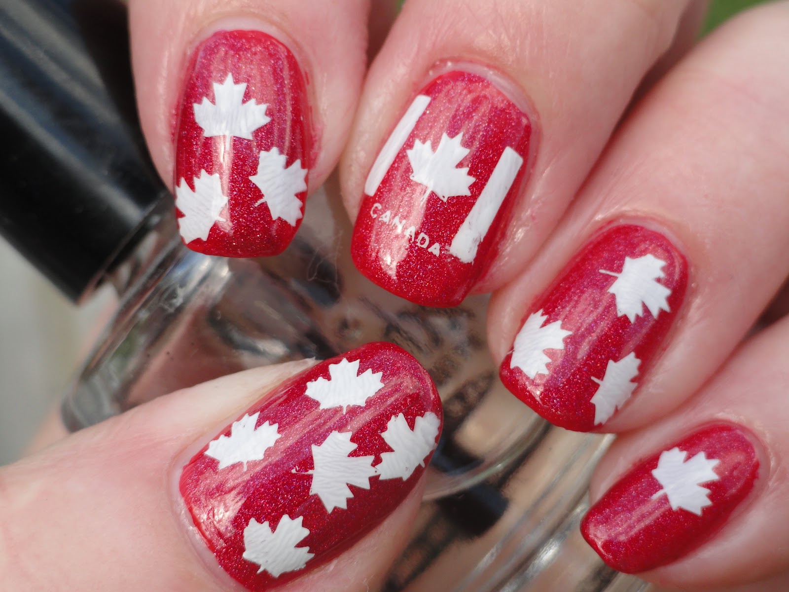 Canada Day Toe Nail Design Ideas - wide 7