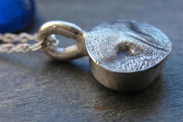 Jewelry cast from Your Dog or Cat's Nose