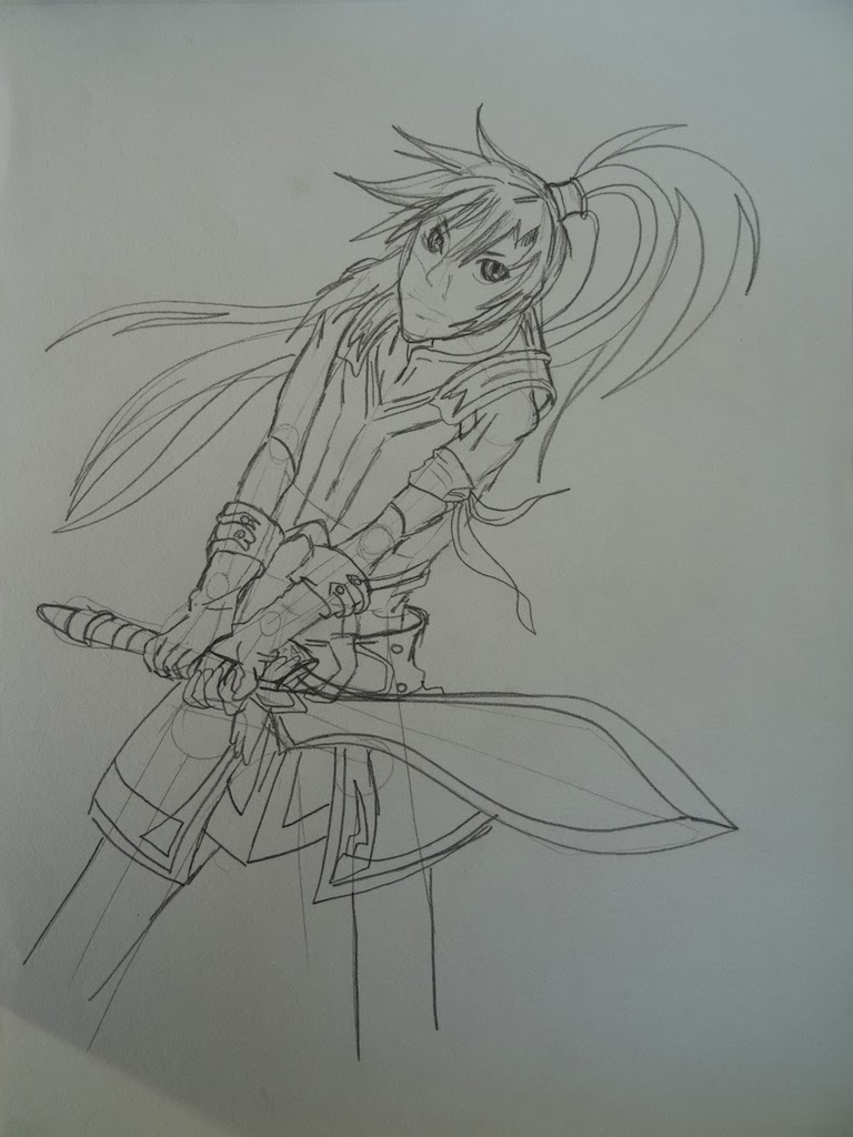 Style Manga Dessin au crayon / Stylos