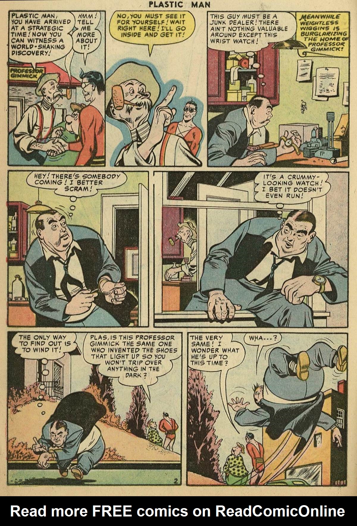 Read online Plastic Man (1943) comic -  Issue #56 - 4