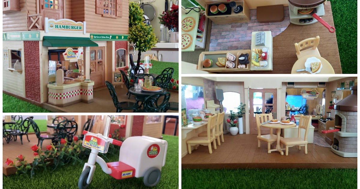 sylvanian families hamburger restaurant lidl