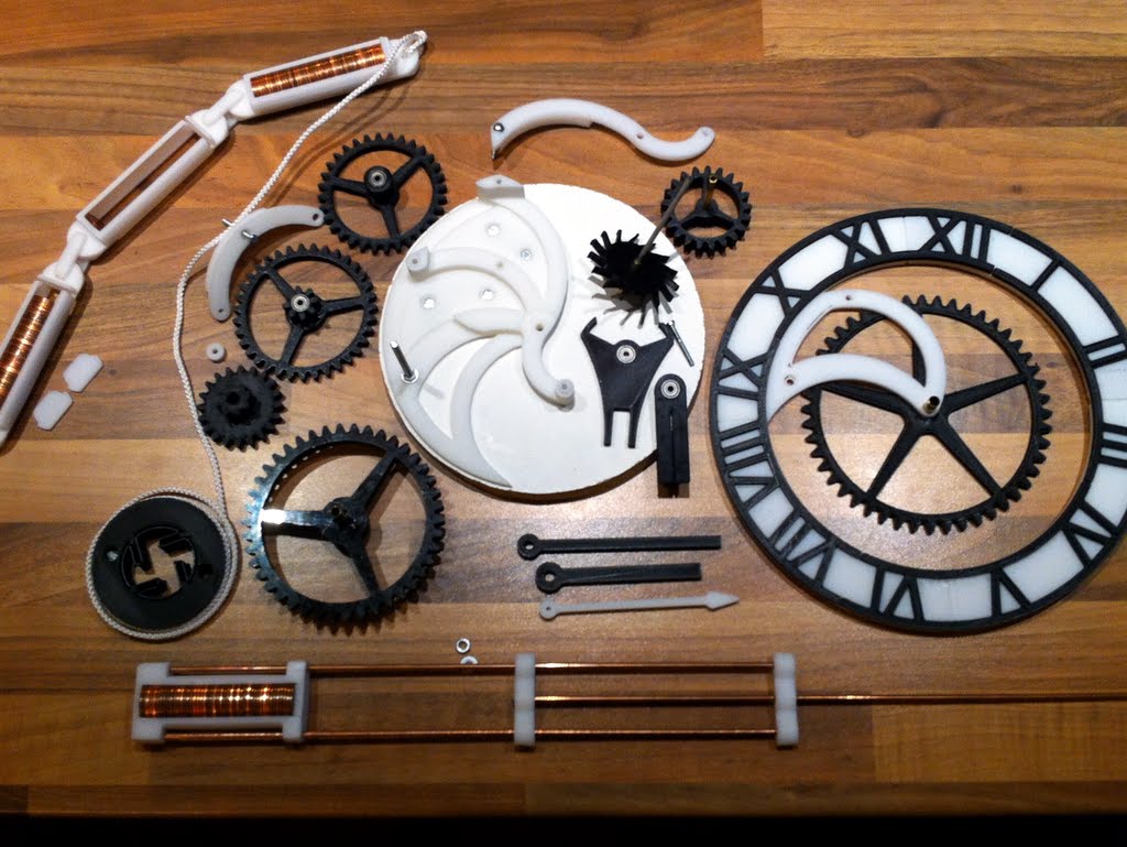 Ivor's 3D Printing Blog Printing a clock...
