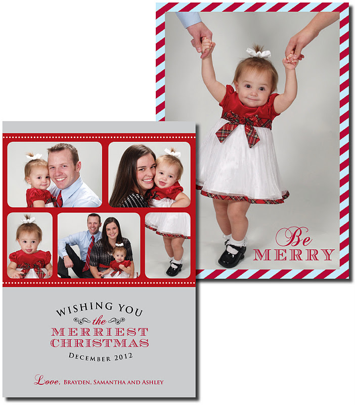 Wedding Invitation Blog Double Sided Photo Christmas Cards