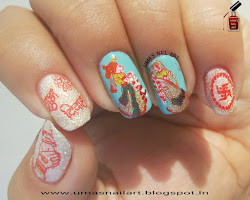 nails nail indian bride bridal uma
