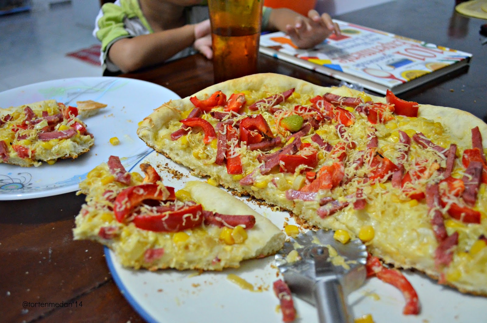 Bunte Pizza mit Sahne | Catatan Belajar Masak