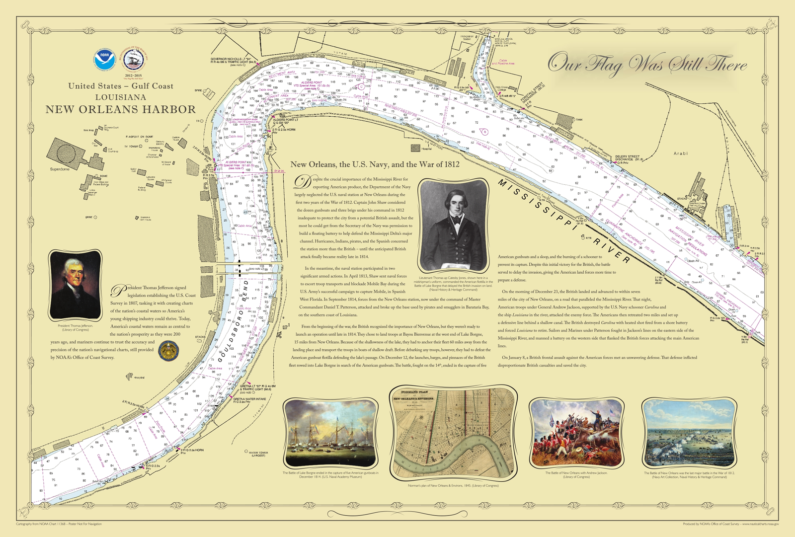 New Orleans War of 1812 Waterways Map – Conservatism is the Daily ...