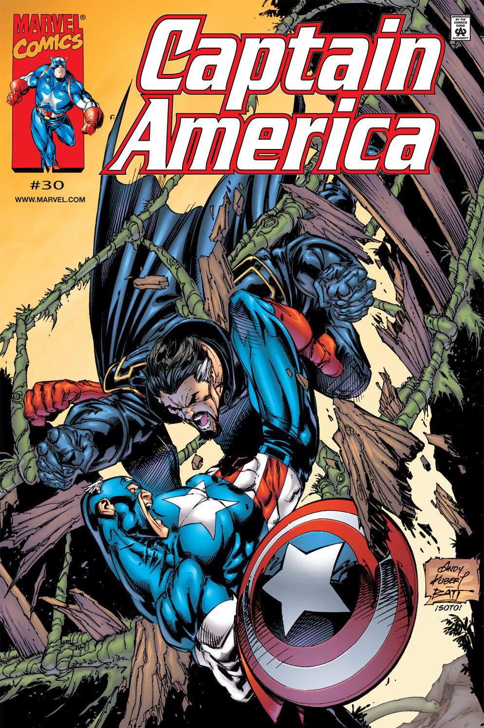 Read online Captain America (1998) comic -  Issue #30 - 1