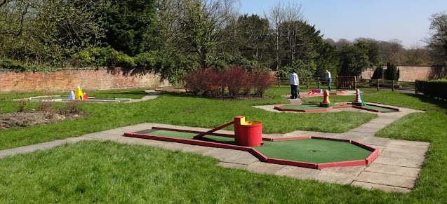 Crazy Golf course at Haigh Woodland Park in Wigan
