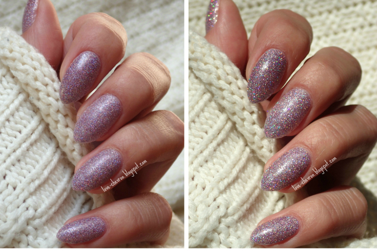 Lilac Glitter Nail Polish Magical Unicorn brokatowe paznokcie