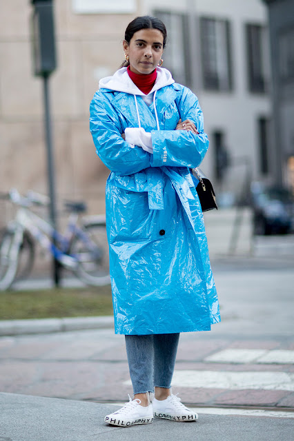 Colored Outerwear Street Style