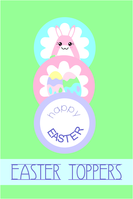 diseño fiestas infantiles toppers fiestas infantiles conejos de colores