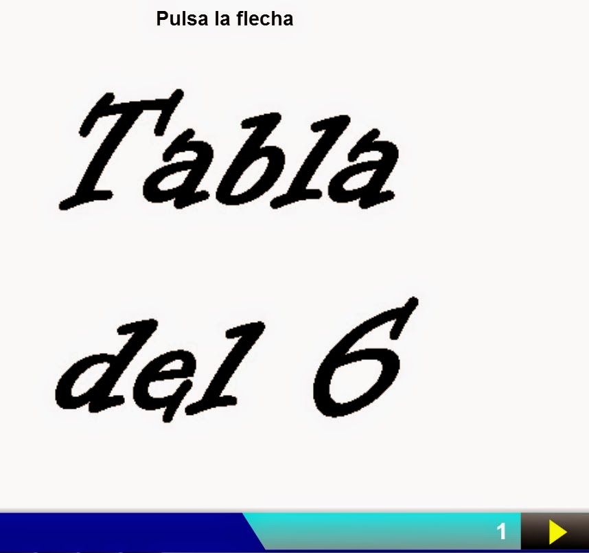 Ceip Ramón y Cajal TABLA DEL 6