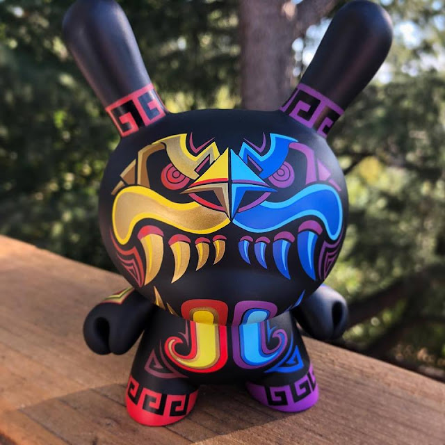 Kidrobot 2018 Dunny 5 inch “Cosmic Jaguar Dunny” by Jesse Hernandez Exclusive 