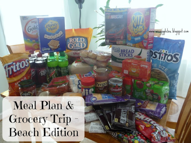 Meal Plan And Grocery Trip Beach Edition Gigglebox