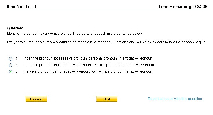 ODesk Test Answers ODesk U S English Sentence Structure Test For