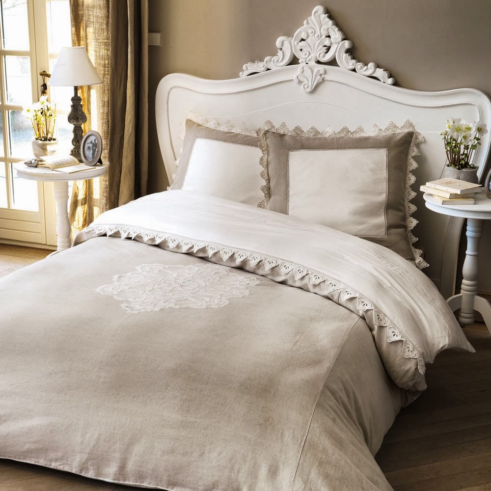 My life style camere da letto delicate nuance dal beige for La maison de rose arredamento shabby chic country provenzale roma