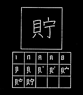 kanji menyimpan